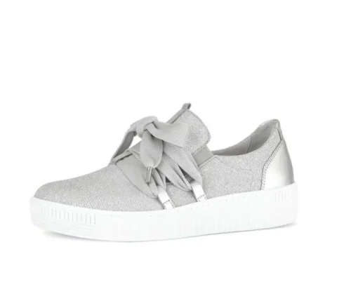 Lage sneaker zilver