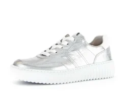 Lage sneaker zilver