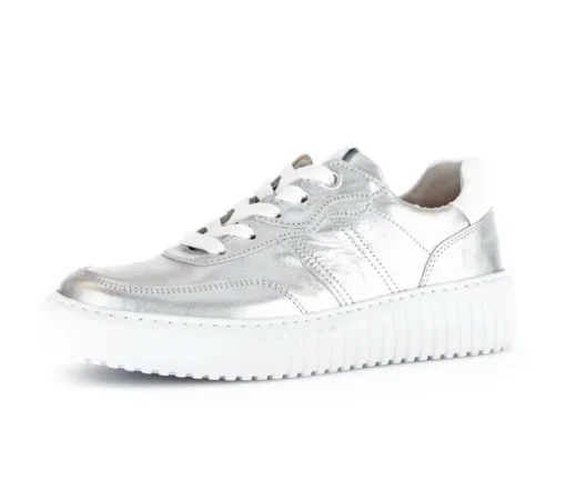 Lage sneaker zilver