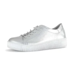 Lage sneaker zilver