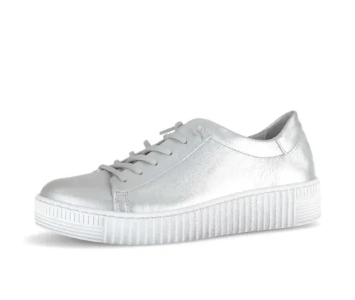 Lage sneaker zilver