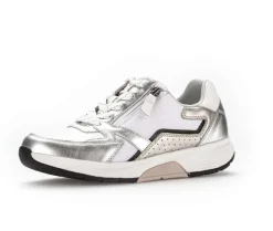 Lage sneaker zilver