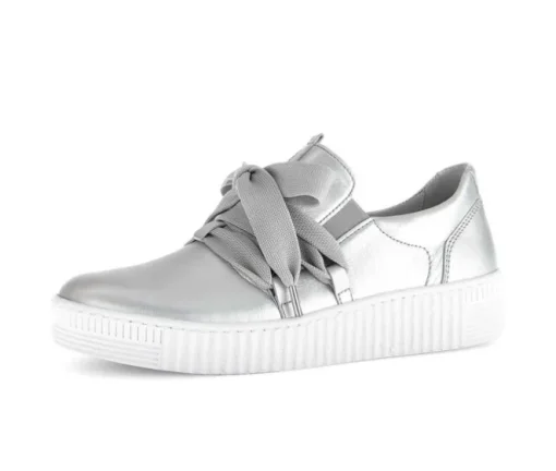 Lage sneaker zilver