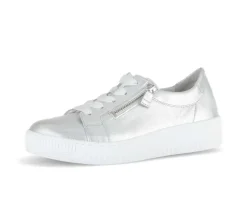 Lage sneaker zilver