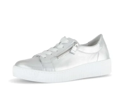 Lage sneaker zilver