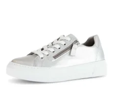 Lage sneaker zilver