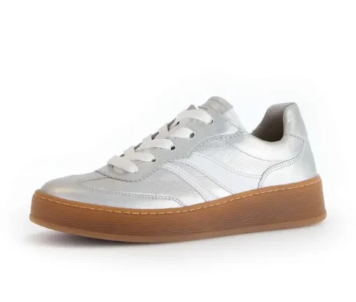 Lage sneaker zilver