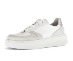 Lage sneaker zilver