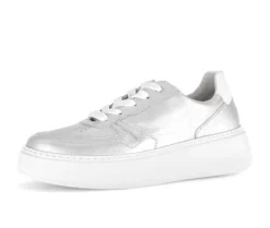Lage sneaker zilver