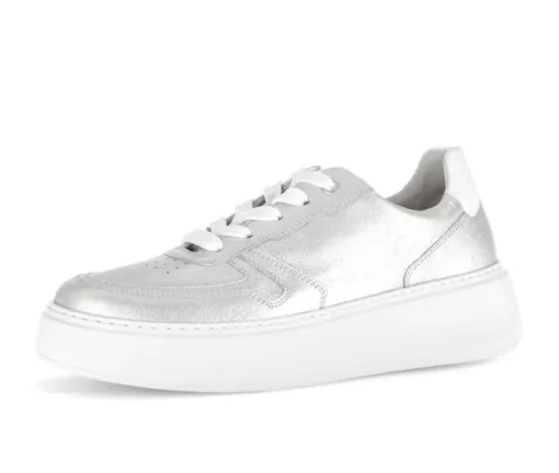 Lage sneaker zilver