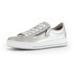 Lage sneaker zilver