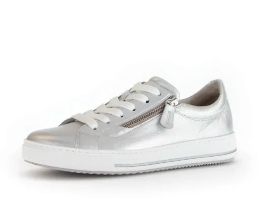Lage sneaker zilver