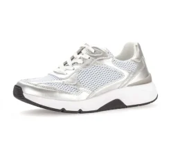 Lage sneaker zilver