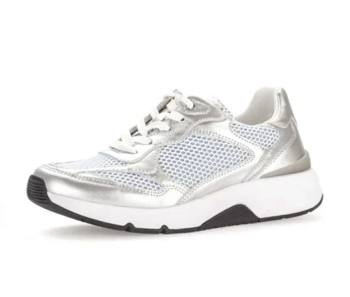 Lage sneaker zilver