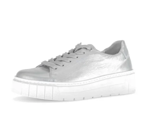 Lage sneaker zilver