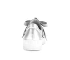 Lage sneaker zilver