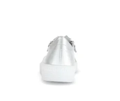 Lage sneaker zilver
