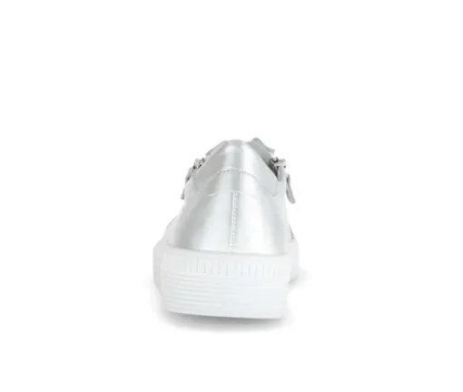 Lage sneaker zilver