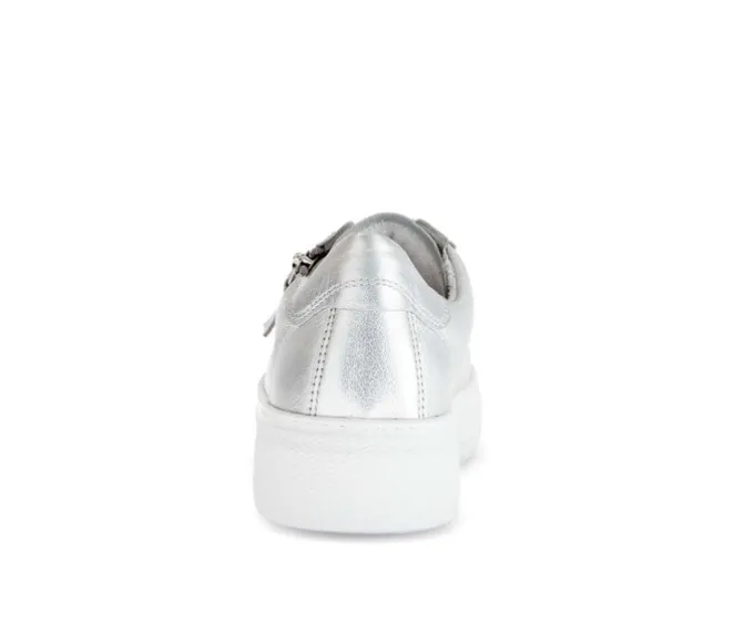 Lage sneaker zilver