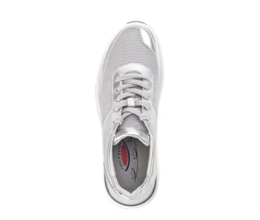 Lage sneaker zilver