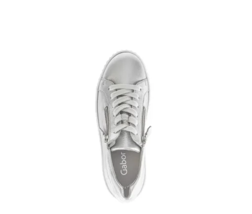 Lage sneaker zilver