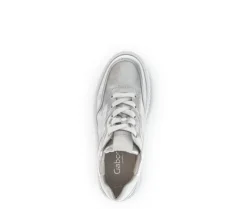 Lage sneaker zilver
