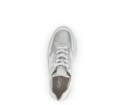 Lage sneaker zilver