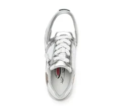 Lage sneaker zilver
