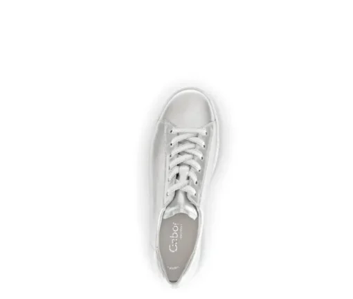 Lage sneaker zilver