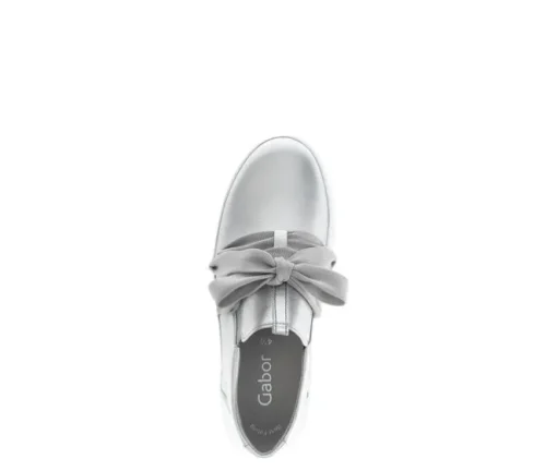 Lage sneaker zilver
