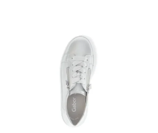 Lage sneaker zilver