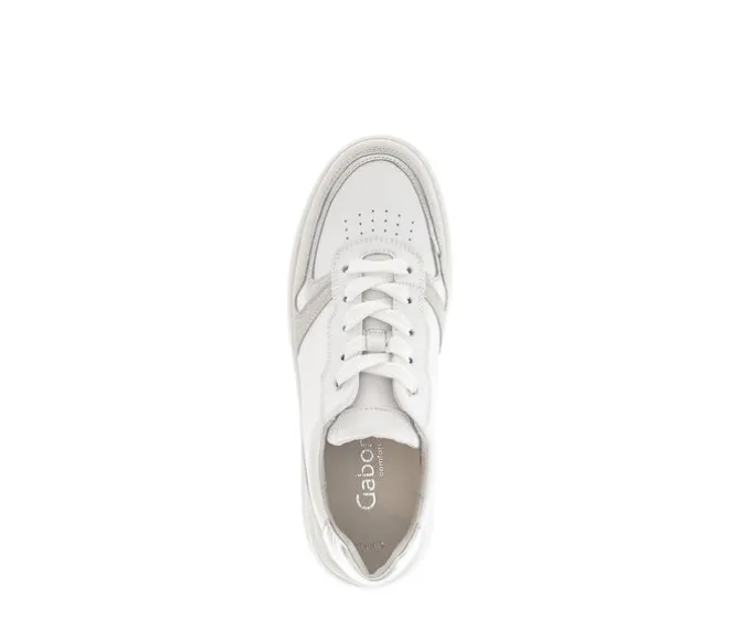 Lage sneaker zilver
