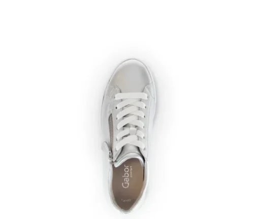 Lage sneaker zilver