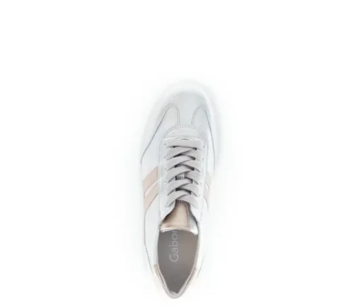 Lage sneaker zilver