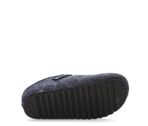 Pluche pantoffel blauw