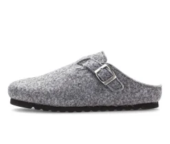 Pluche pantoffel grijs