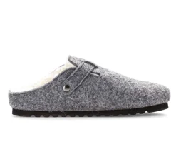 Pluche pantoffel grijs