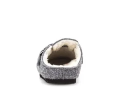 Pluche pantoffel grijs