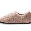 Pluche pantoffel rose