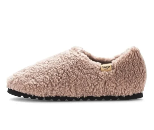 Pluche pantoffel rose
