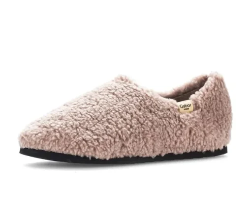 Pluche pantoffel rose