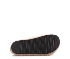 Pluche pantoffel rose