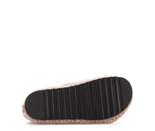 Pluche pantoffel rose