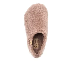 Pluche pantoffel rose
