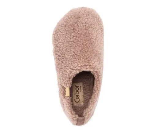 Pluche pantoffel rose
