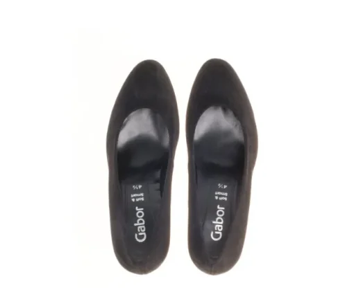 Pump op plateauzool zwart