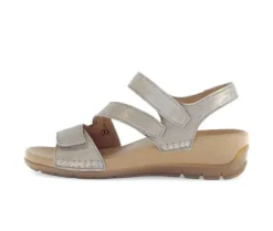 Sandal met riempjes beige