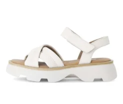 Sandal met riempjes beige