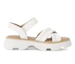 Sandal met riempjes beige