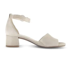 Sandal met riempjes beige